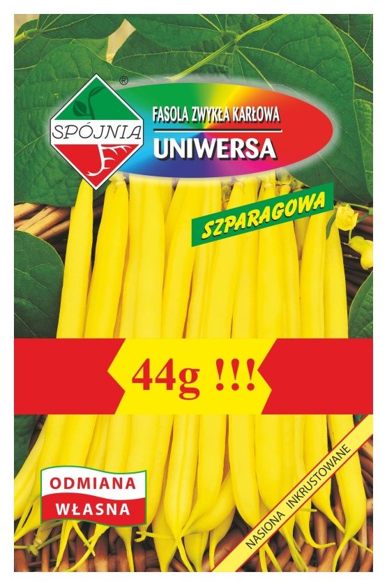 Fasola ż&oacute;łta szparagowa Uniwersa 44g Sp&oacute;jnia