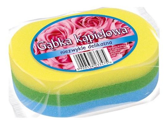 Delikatna gąbka do kąpieli Grosik