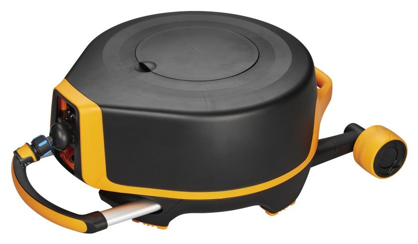 Bęben z wężem 20m automat XL z kółkami 1025933 Fiskars