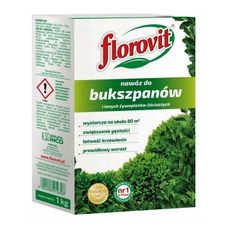 Nawóz do bukszpanów i innych żywopłotów liścicastych 1 kg Florovit