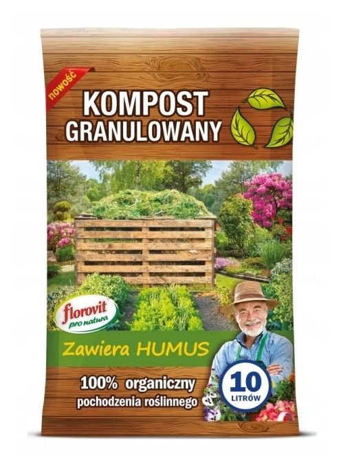 Florovit pro natura kompost granulowany 10 L Inco