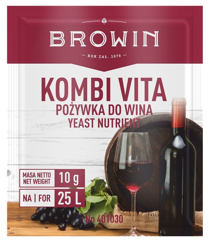 Pożywka do wina Kombi Vita 10g Browin
