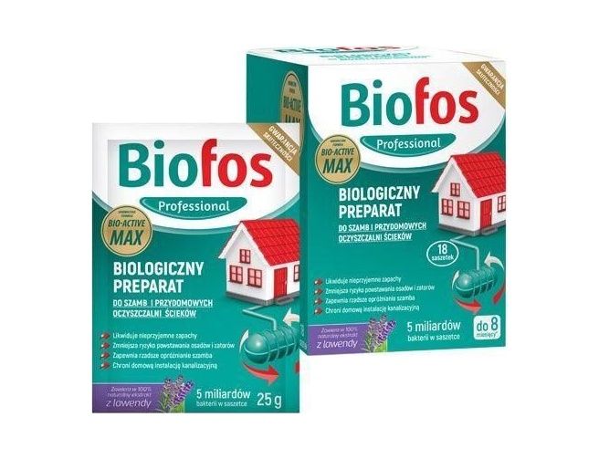 Biofos biologiczny preparat do szamb i oczyszczalni 25g INCO 