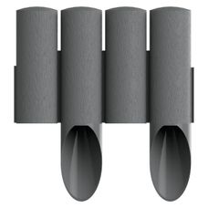 Palisada ogrodowa 4 STANDARD grafitowa Cellfast 34-044