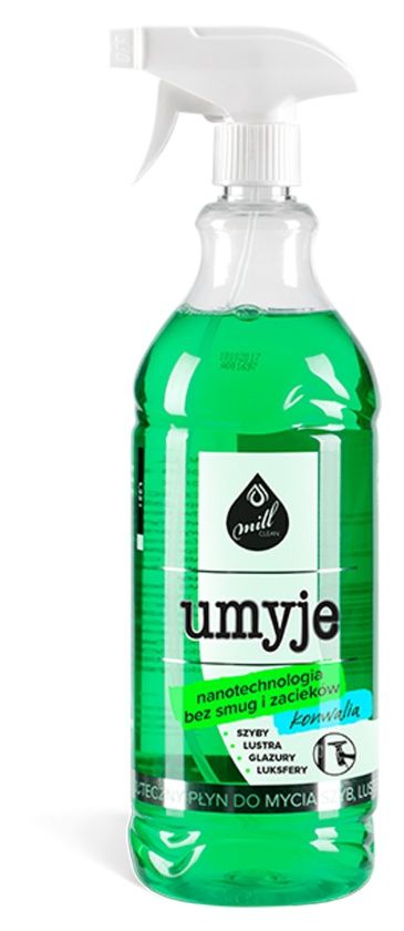 Mill Clean UMYJE płyn do szyb 1,22L Konwalia
