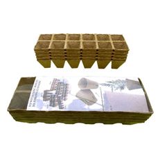 Torfowe doniczki kwadratowe 5x5cm 60 sztuk Jiffy