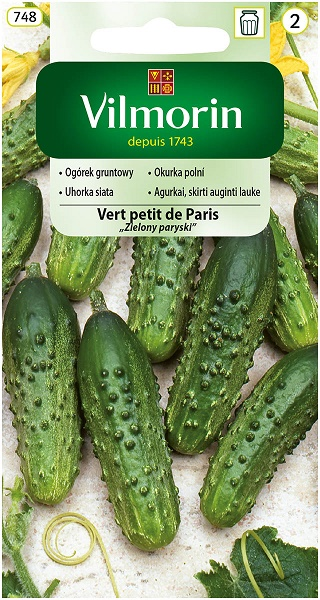 Og&oacute;rek gruntowy Vert Petit De Paris nasiona otoczkowane 50 sztuk Vilmorin