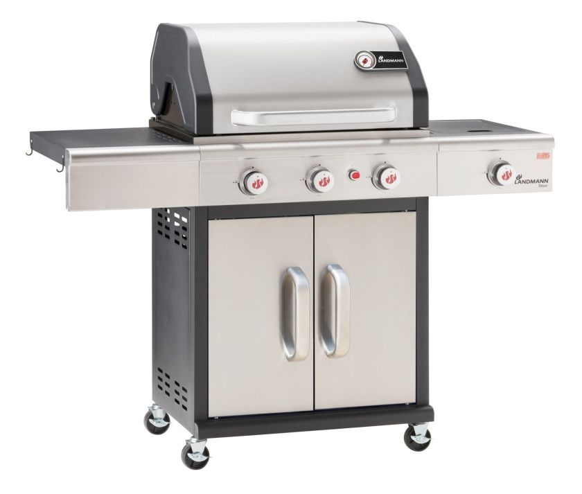 Grill gazowy TRITON maxX PTS 3.1 INOX (14,0 kW) 12947 Landmann