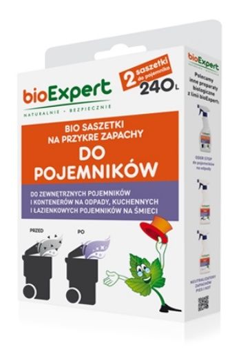 Saszetki antyodorowe do koszy i pojemników na śmieci 2szt Bio Expert
