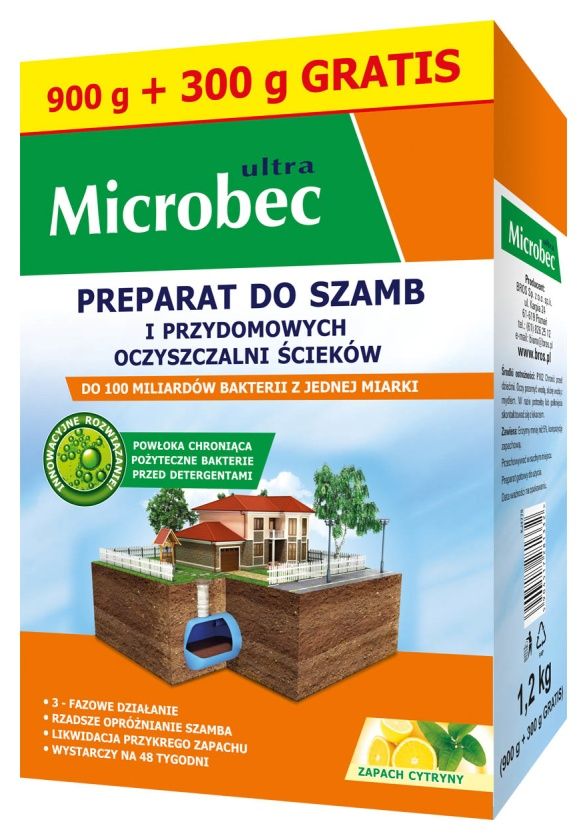 Microbec Ultra cytryna 900+300g Bros