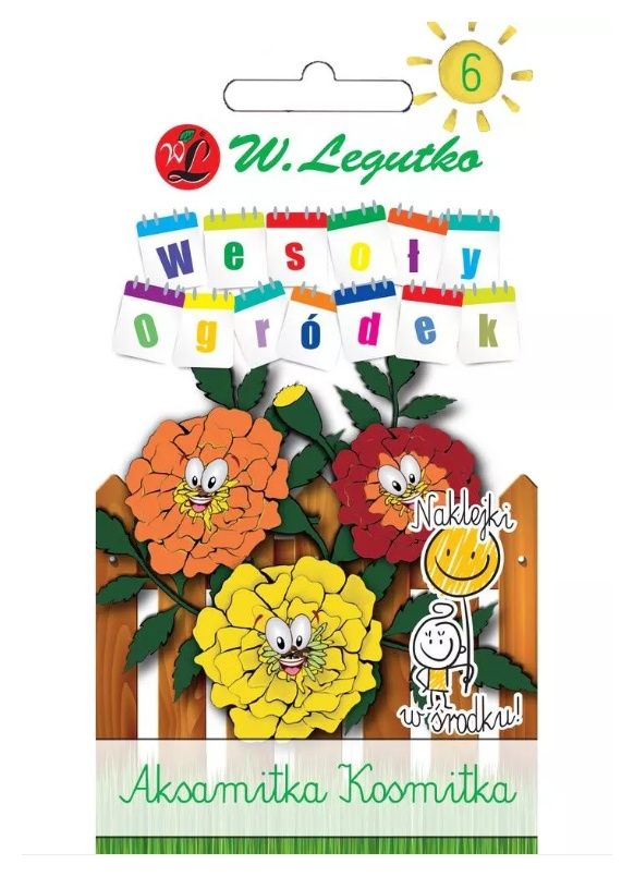 Wesoły ogródek Aksamitka Kosmitka mix 1g Legutko