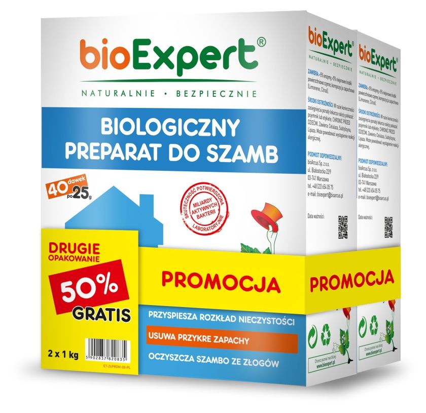 Biologiczny preparat do szamb 2x1 kg BioArcus