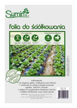 Folia do ściółkowania 3x6m Sumin