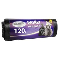 Worki na śmieci 120L hd 20 szt Grosik