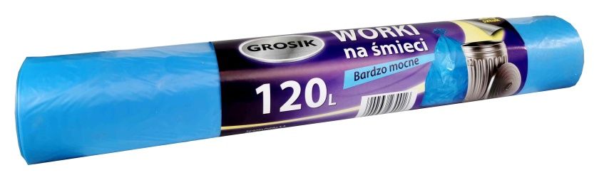 Worki na śmieci 120L 20 szt Grosik