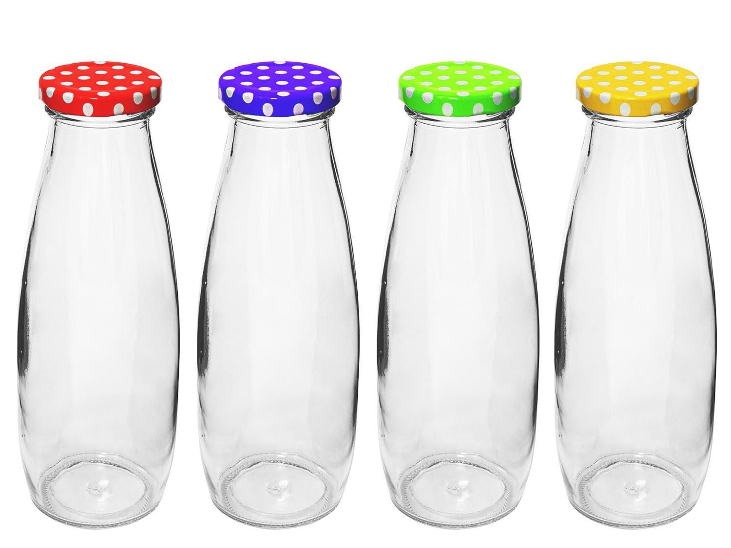 Butelka na sok 480 ml + nakrętka fi 48 6 szt Tragar