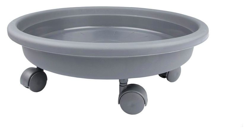 Podstawka na kółkach fi 360mm antracyt Formplastic