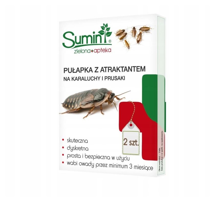 Pułapka na karaluchy 2 sztuki Sumin