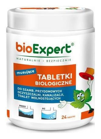 Biologiczne tabletki do szamb 24 sztuki BioExpert