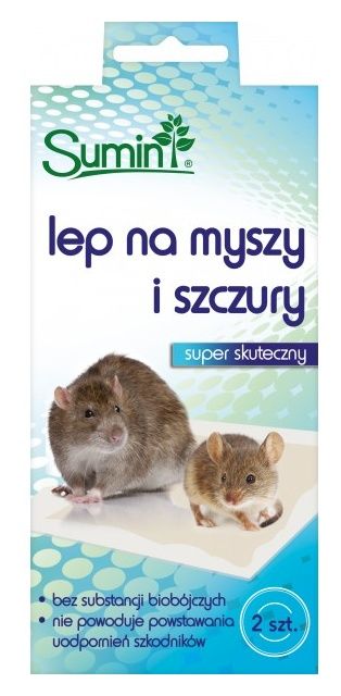 Lep na myszy i szczury 2 szt Sumin