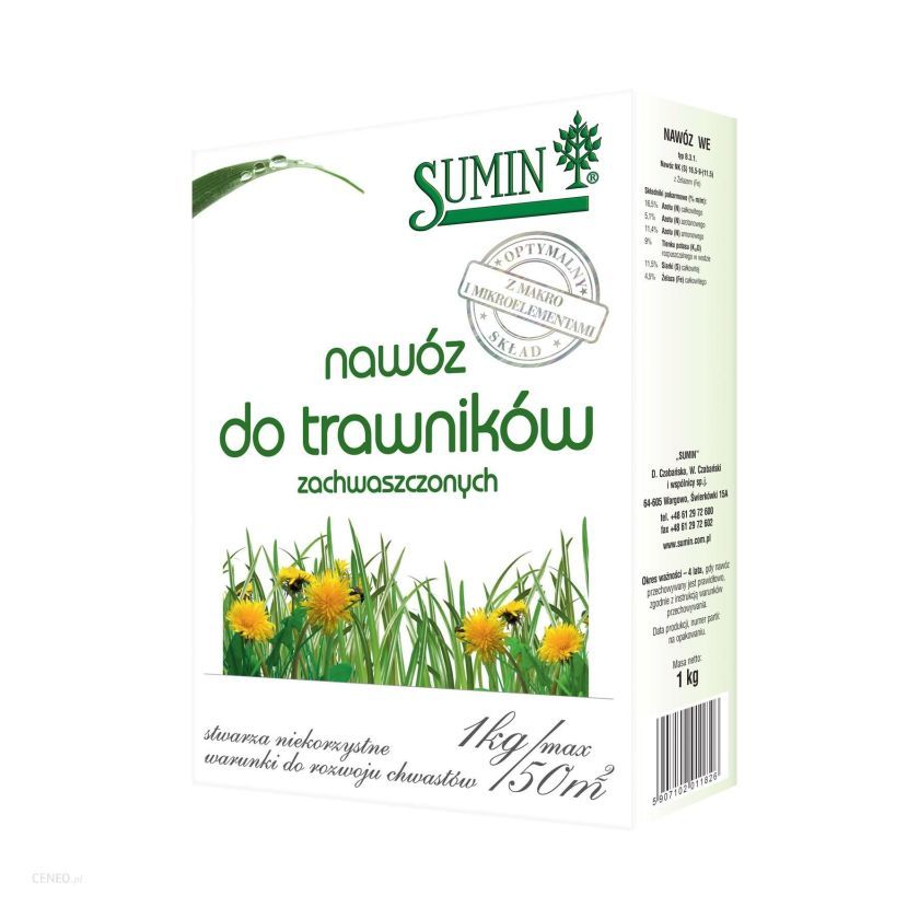 Nawóz do traw zachwaszczonych Sumin