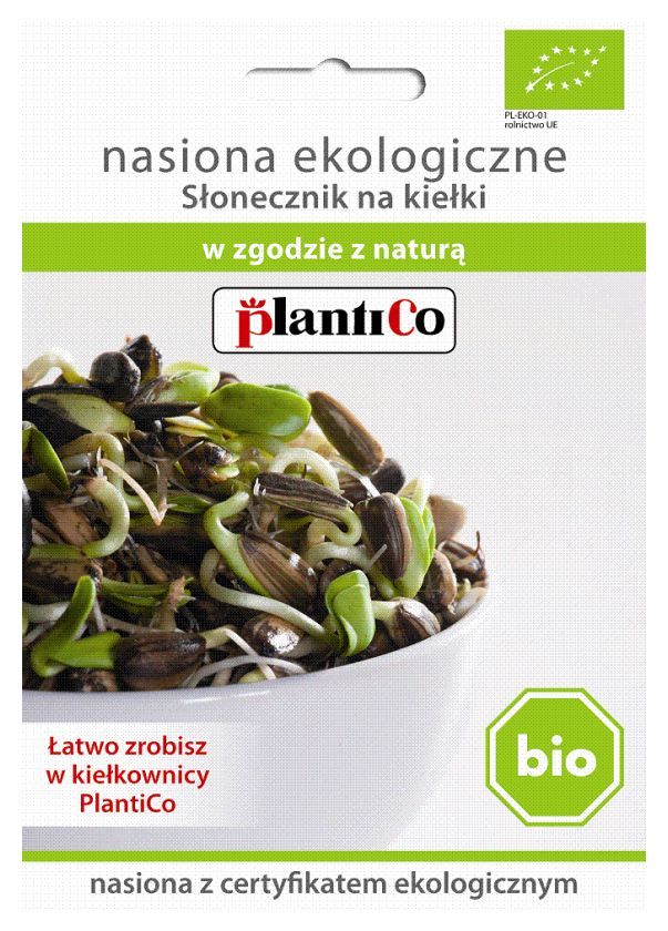 Bio Słonecznik na kiełki 40g Plantico
