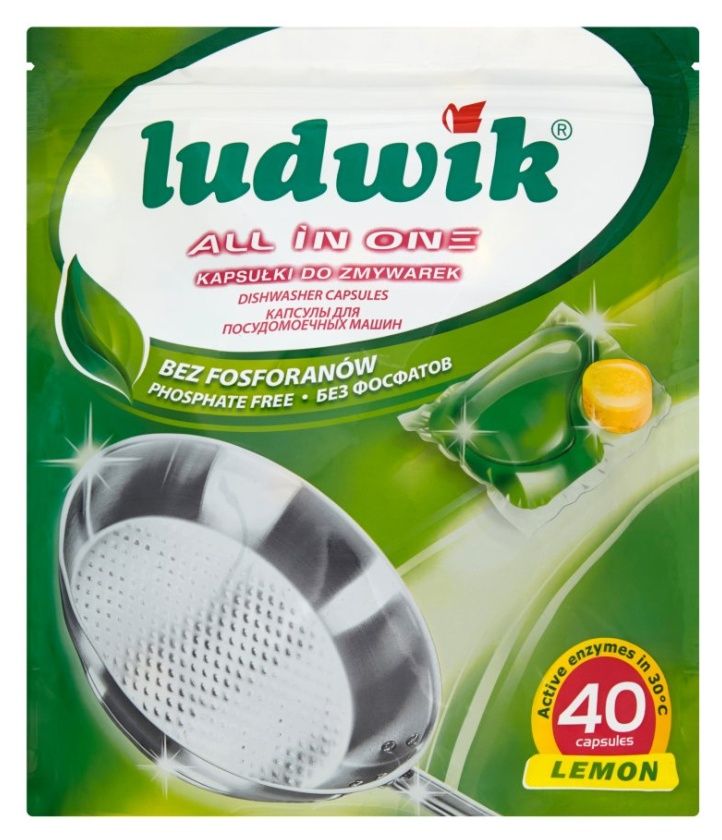 Ludwik Tabletki do zmywarek All in one 40 sztuk Inco
