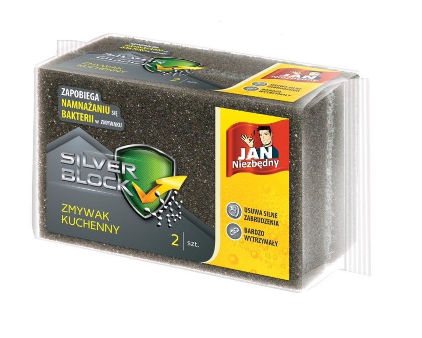 Zmywak kuchenny Silver Block 2szt Jan Niezbędny