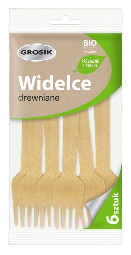 Widelce papierowe 6szt Grosik