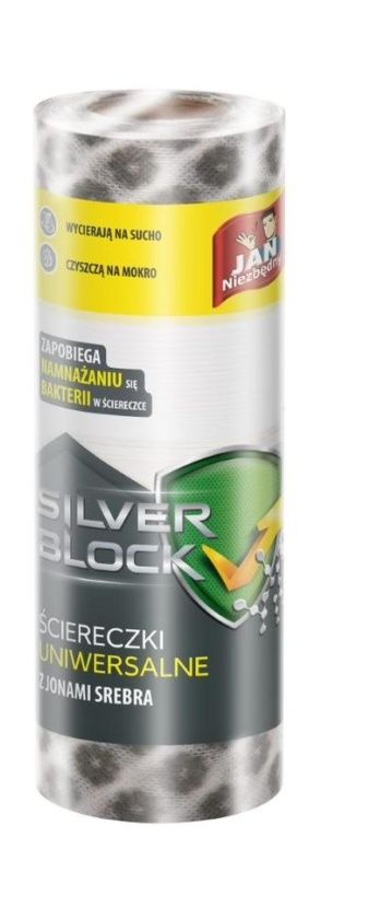 Ściereczki uniwersalne z jonami srebra 50szt Jan Niezbędny
