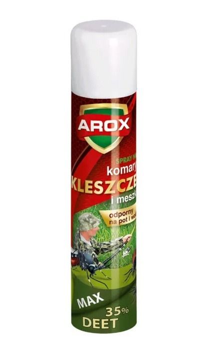 Spray Deet MAX na komary, kleszcze i meszki 90ml Arox
