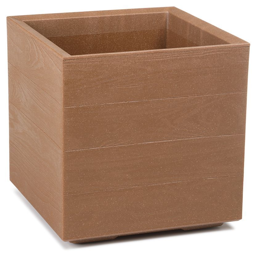 Kwietnik Karo Eco Wood 400x400x394mm drewno Lamela