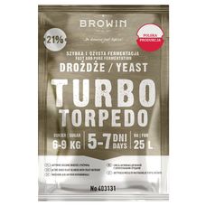 Drożdże gorzelnicze TURBO Torpedo 5-7 dni 100g Browin
