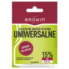 Drożdże winiarskie uniwersalne bez namnażania 20 ml Browin
