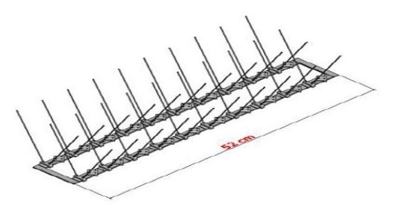 kolce ptaki 52cm