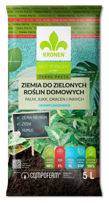 Ziemia do zielonych bez torfu Kronen
