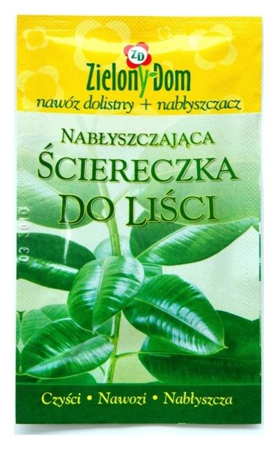 Ściereczka nawozowo - nabłyszczająca Zielony Dom