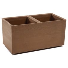 Kwietnik Karo Wood podwójny Lamela