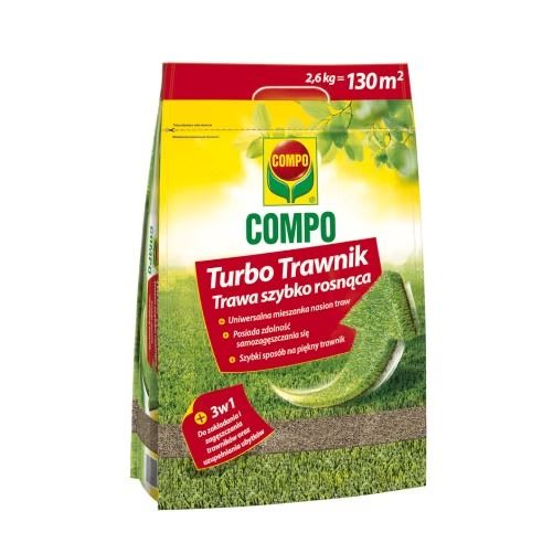 Trawa Turbo Trawnik szybko rosnąca Compo