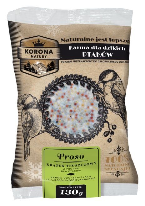 Pokarm zimowy krążek z prosem 130g Certech