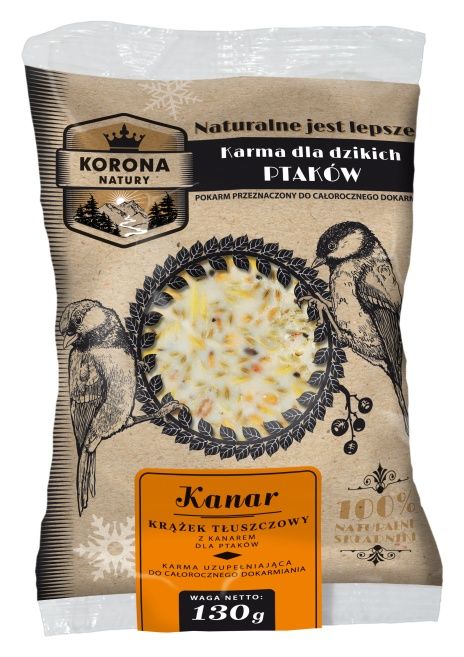 Pokarm zimowy krążek z kanarem 130g Certech