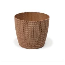Doniczka Magnolia Jersey Eco Wood naturalne drewno Lamela