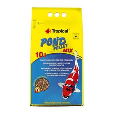 Pokarm dla ryb Pond Pellet Mix TROPICAL 10 L GRUPA