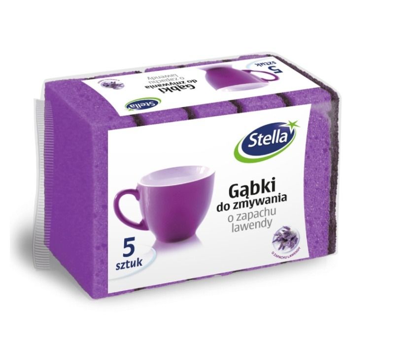 Gąbka kuchenna maxi 5szt vanilla latte Stella