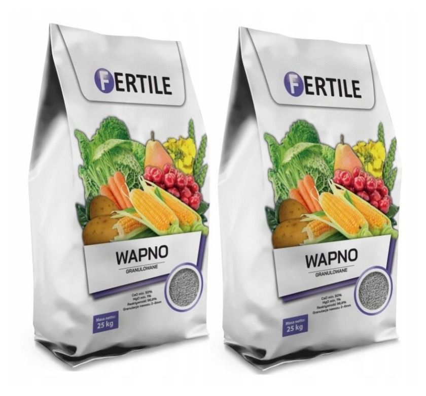 Zestaw Wapno nawozowe 25 kg+25 kg FERTILE