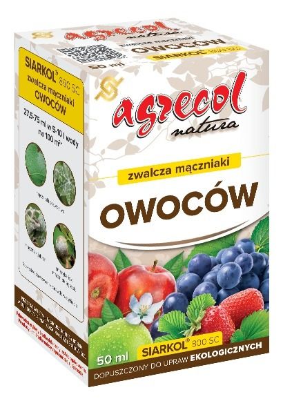 Siarkol 800 SC zwalcza mączniaki owoców 50ml Agrecol