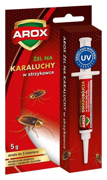 Żel w formie strzykawki na karaluchy/karaczany 5g Arox 