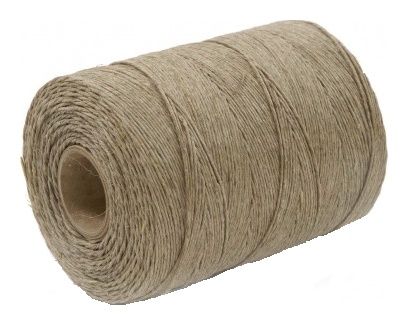 Nici lniane surowe nabłyszczane 0,1 kg Linotech