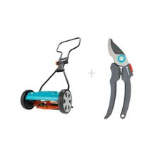Zestaw Kosiarka ręczna bębnowa 330 4027-20 + Sekator Classic 8754-20 Gardena