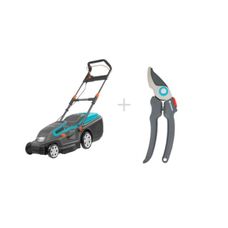 Zestaw Kosiarka elektryczna PowerMax 1800 5042-20 + Sekator Classic 8754-20 Gardena